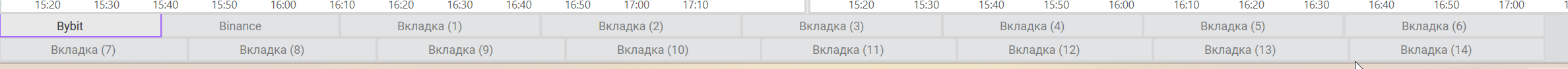 Перемещаем порядок вкладок