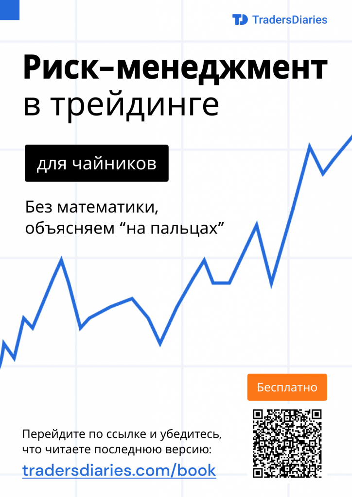 Обложка книги риск-менеджмент в трейдинге от TradersDiaries.com