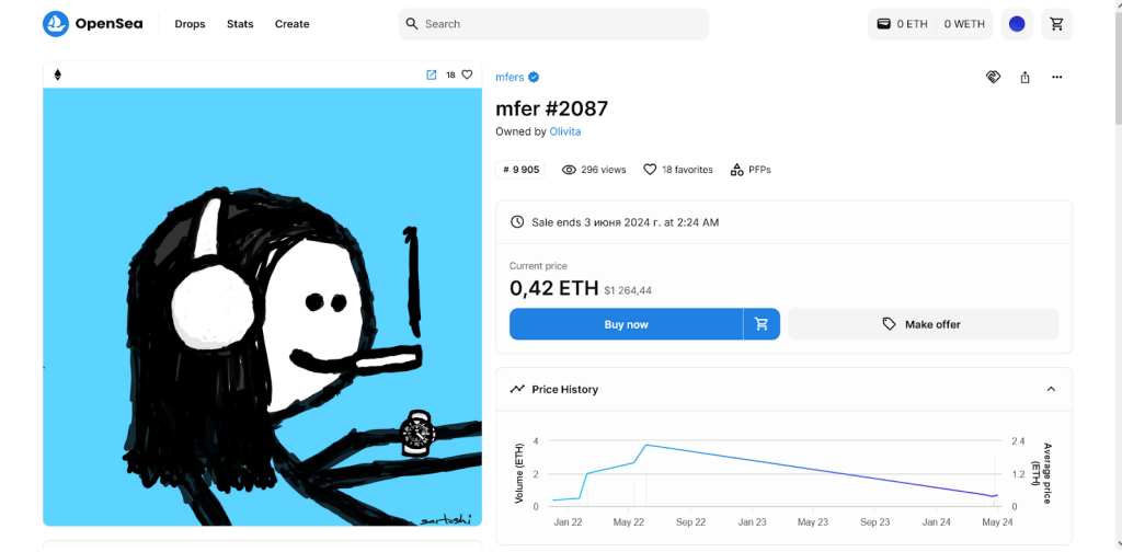Как купить NFT, маркетплейс NFT OpenSea