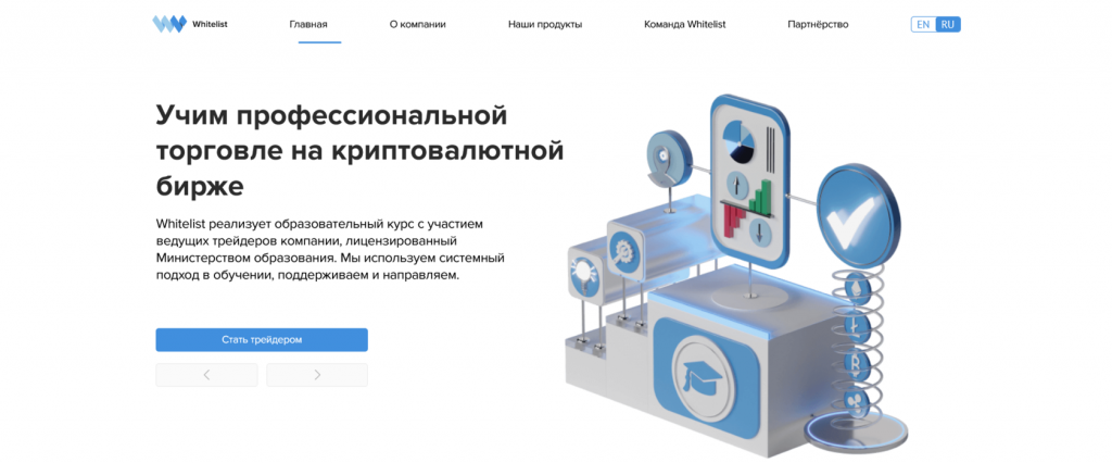Whitelist, Курсы по трейдингу криптовалют