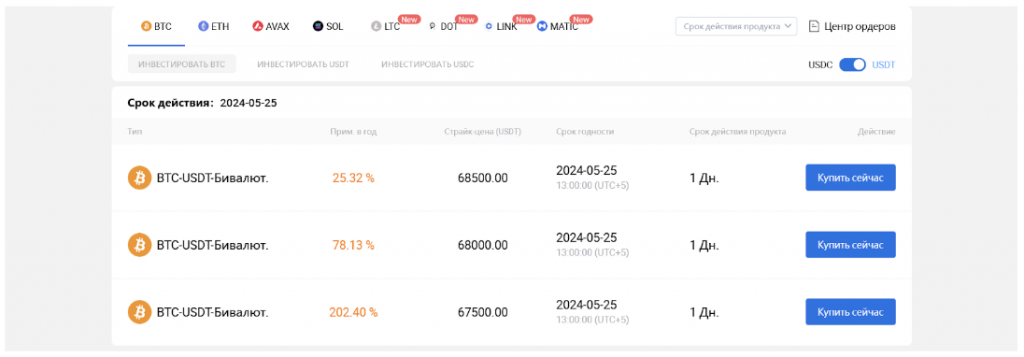 бивалютные инвестиции на Huobi Global