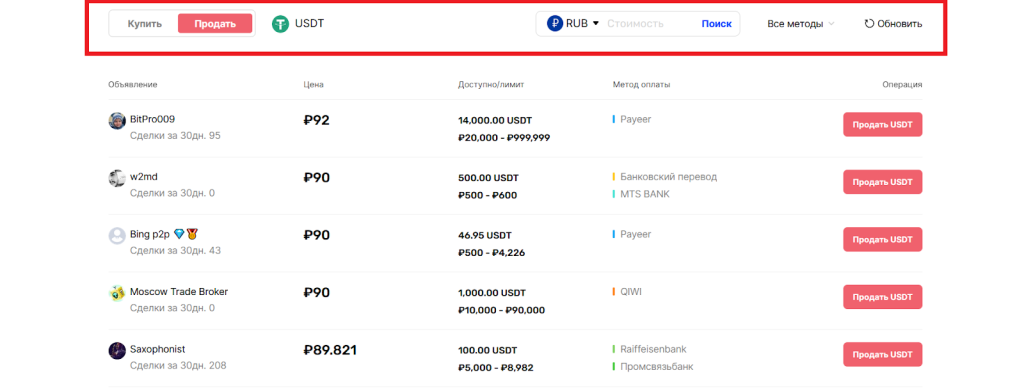 Как вывести криптовалюту через P2P, BingX