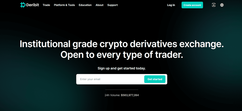Криптобиржа Deribit, криптобиржи