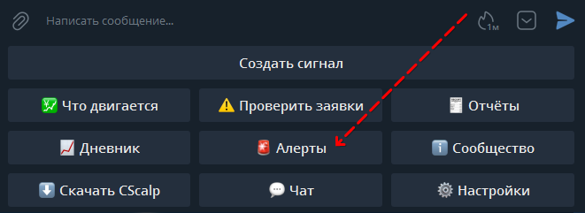 Алерты для Binance и FTX