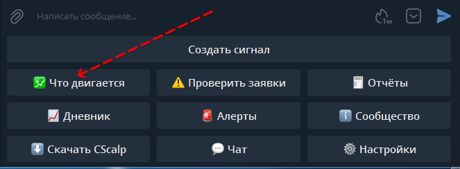 Что двигалось за последний час