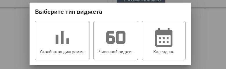 выбор отображения календарного виджета в Trader Make Money