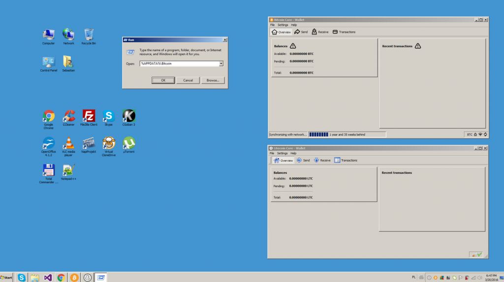 Десктопный кошелек, холодные кошельки