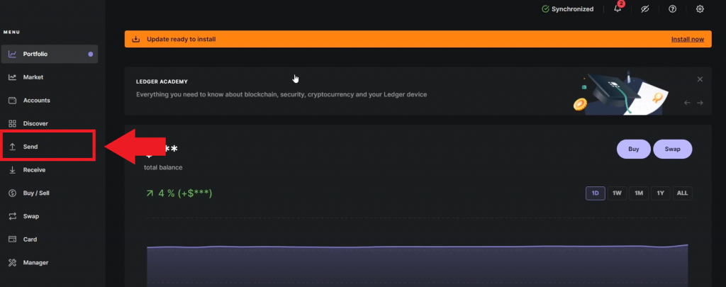 Вывод с кошелька Ledger, холодные кошельки