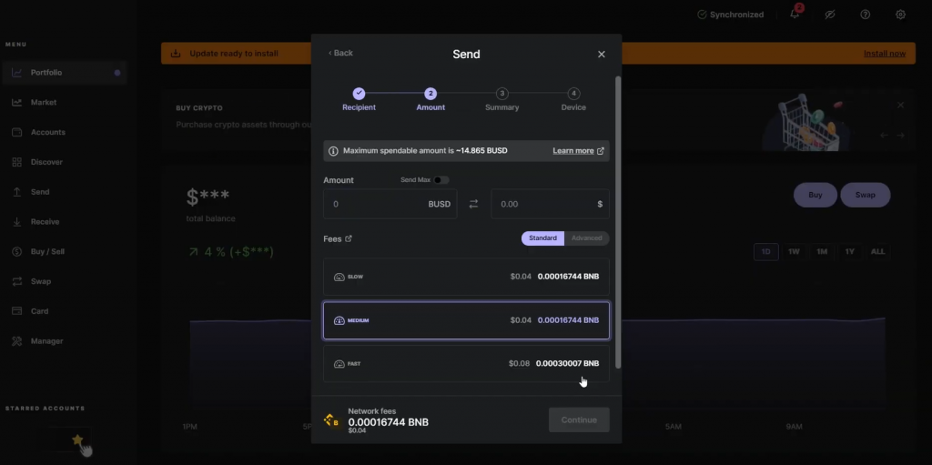 Вывод с кошелька Ledger на Binance, холодные кошельки