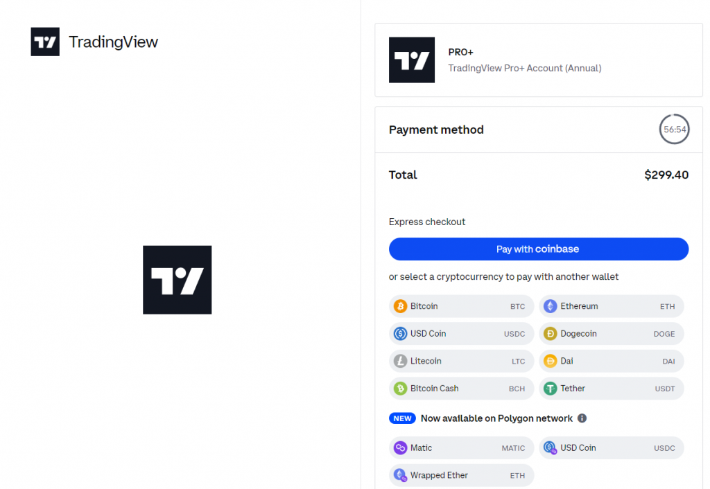 официальный сайт TradingView, оплата попдиски TradingView