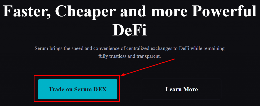 Serum DEX, биржа Serum DEX, биржа Serum, токен SRM
