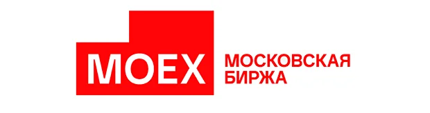 логотип фондовой биржи MOEX