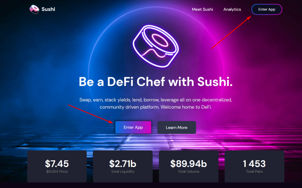 SushiSwap, SLP, SUSHI токены