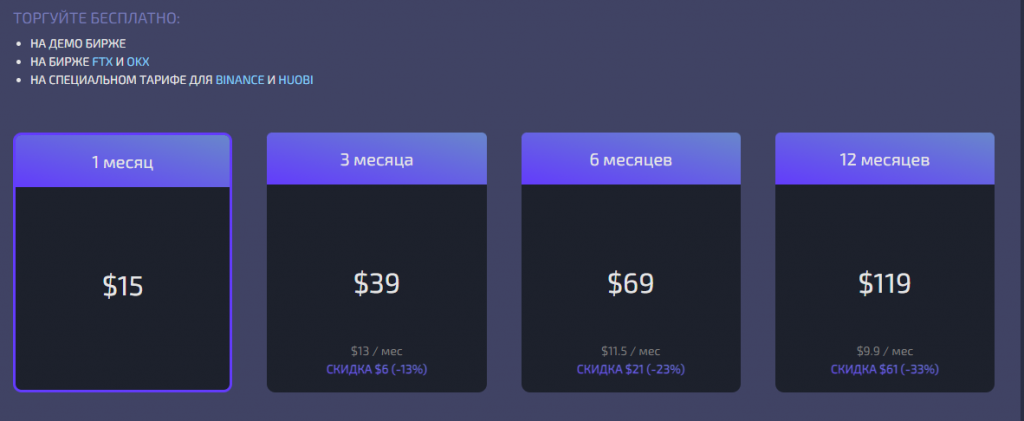 стоимость использования Capico, подписка на терминал Capico
