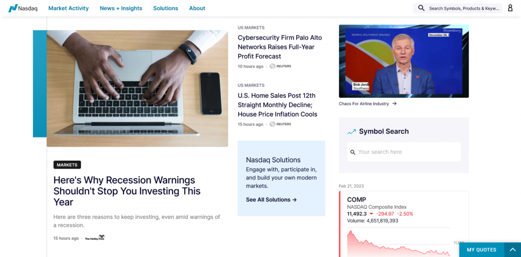 NASDAQ , лучшие фондовые биржи