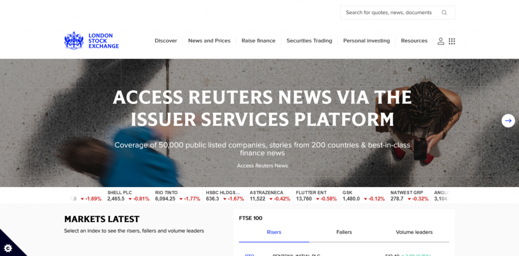 LSE, лучшие фондовые биржи