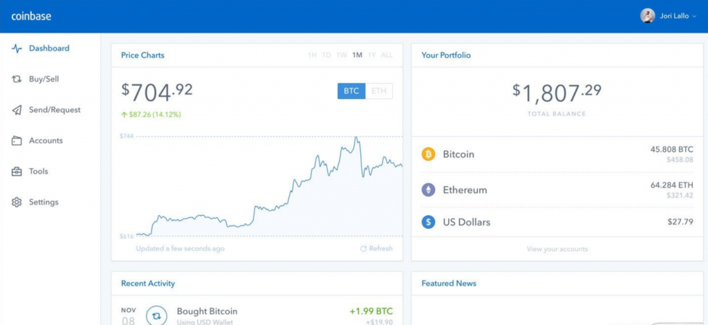Спот на Coinbase, спотовая торговля