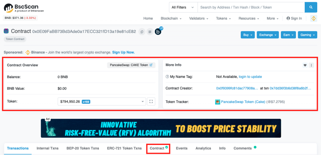 BSCScan, BSCScan.com, BSCScan.com на русском языке