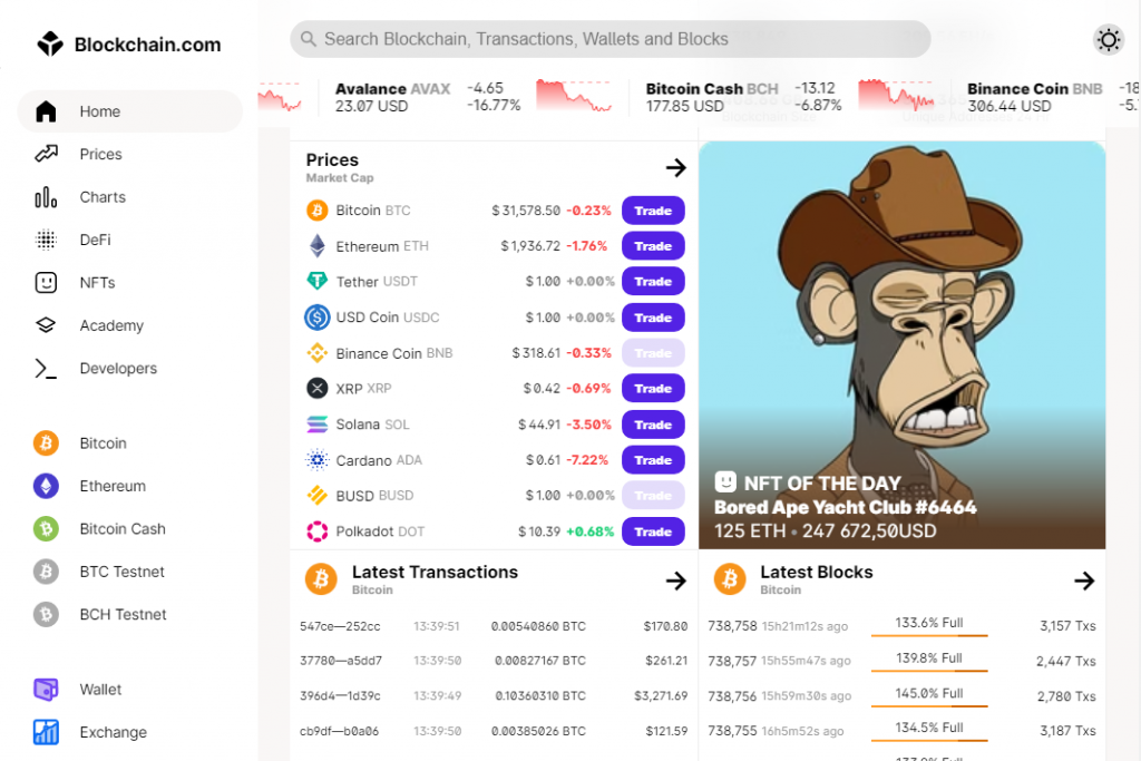 обозреватель блокчейн, блокчейн обозреватель транзакций, Etherescan, BSCScan, Blockchain.com explorer, Blockchair, CoinMarketCap, TokenView, TradeBlock, BlockCypher, BTC.com
