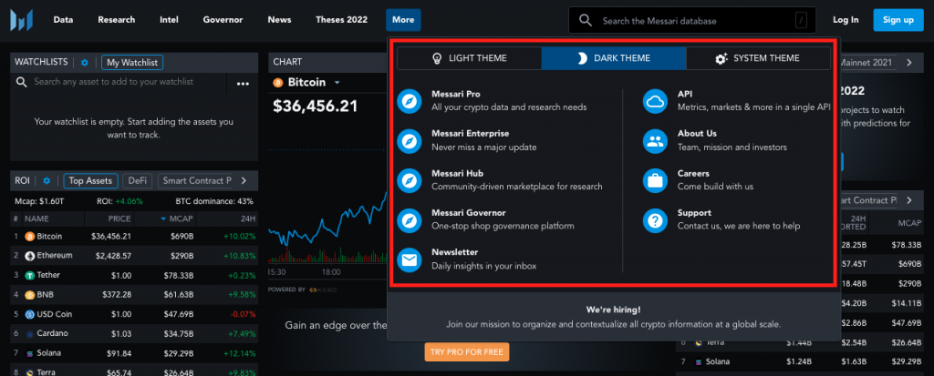 Messari, Messari.io