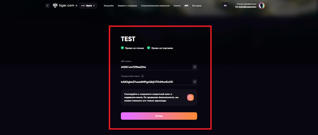 Как подключить CScalp, Tiger.Trade Broker