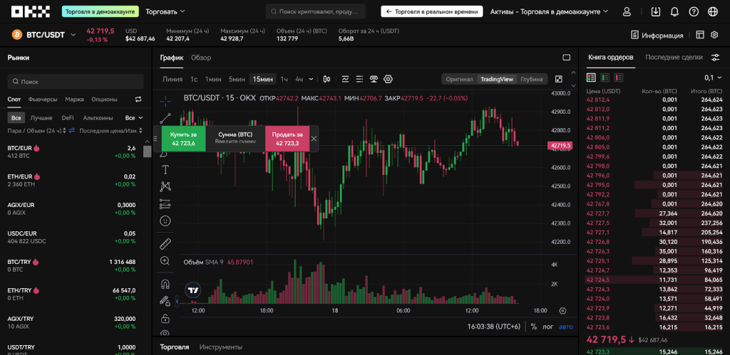 Как открыть демо-счет на OKX, Начало работы с OKX