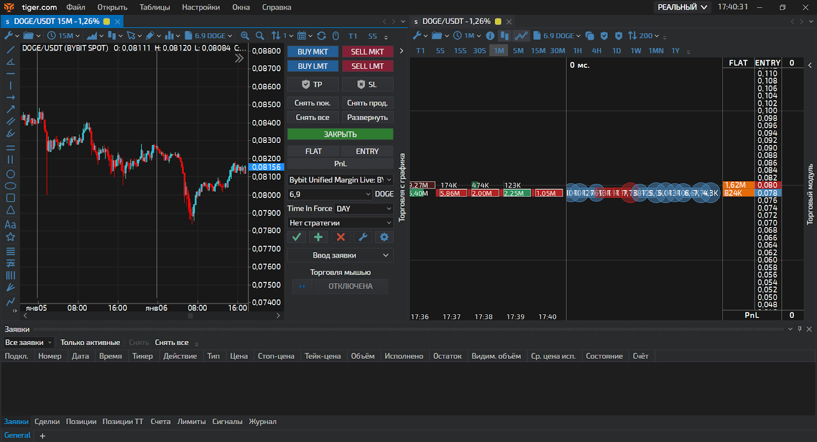 Терминал TigerTrade, Как подключить Bybit к TigerTrade