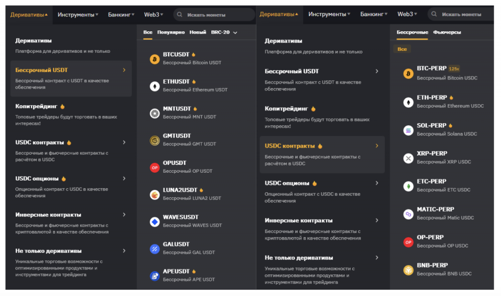бессрочные фьючерсы bybit
