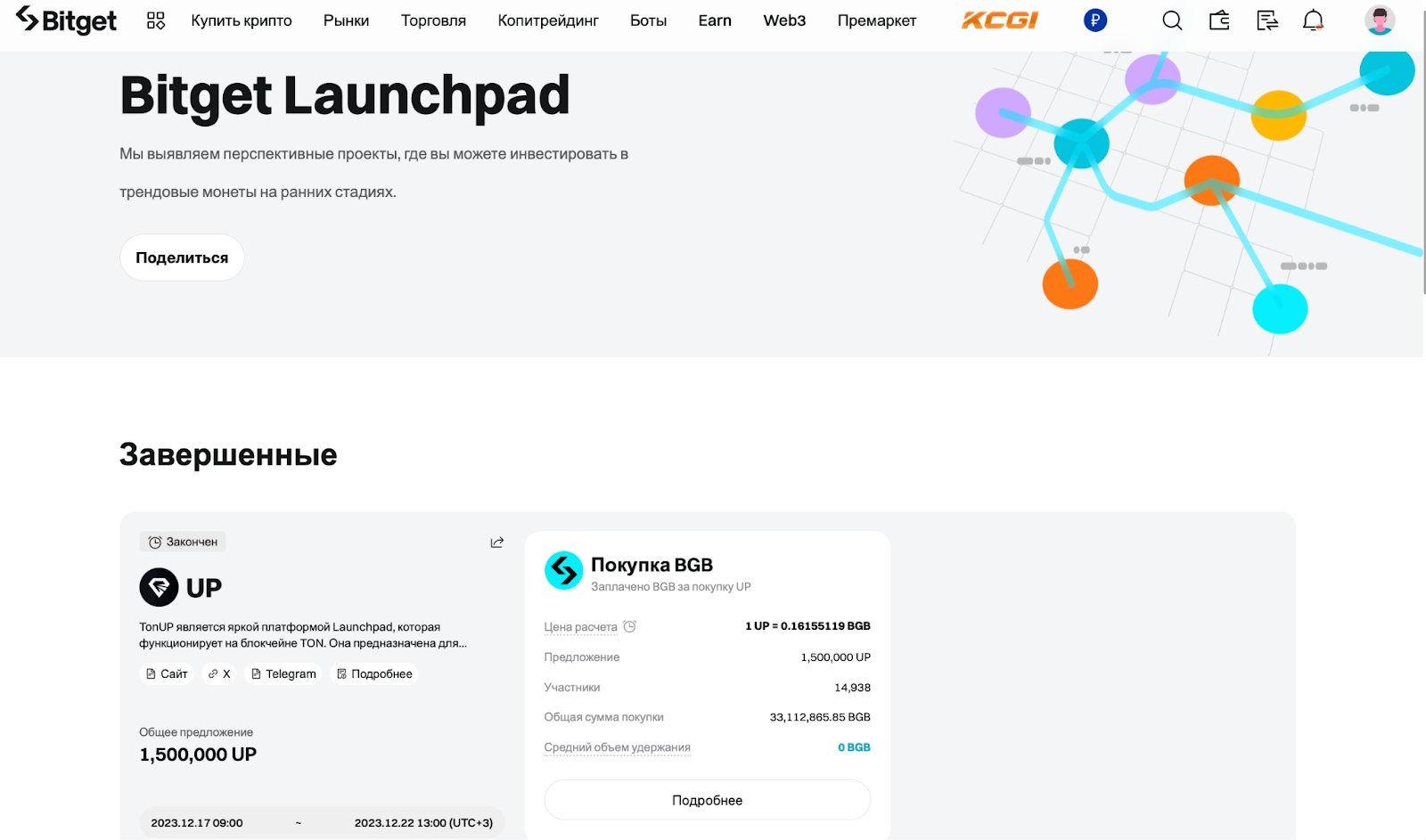 bitget лаунчпад проекты