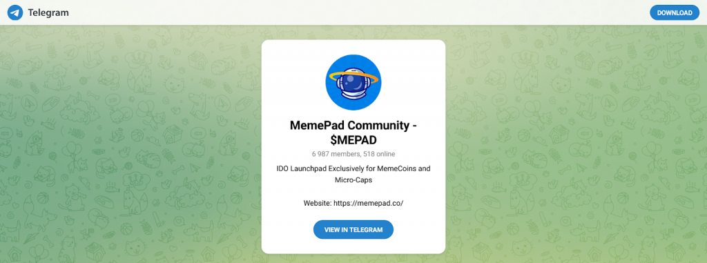 Сообщество MEPAD, Memepad
