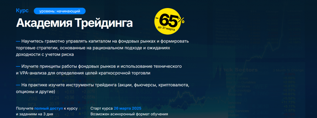 Курс Академия трейдинга от FS Education