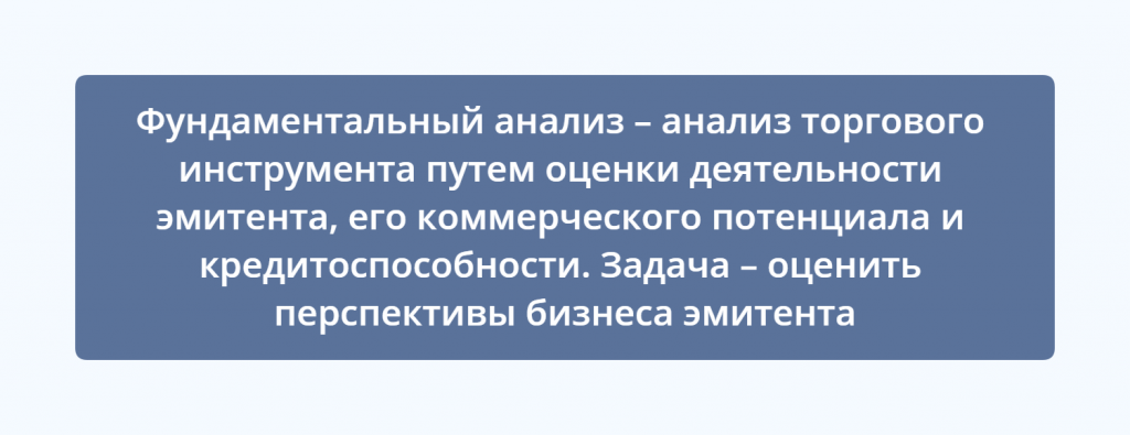 Фундаментальный анализ фондового рынка