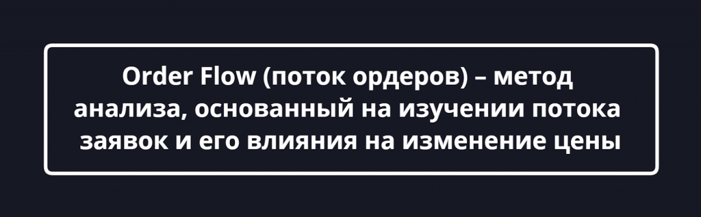 Главное о Order Flow, Ордер Флоу