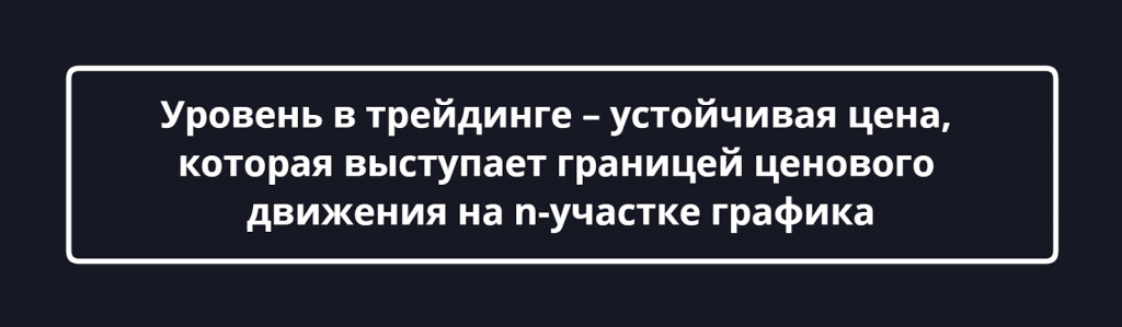 Главное об уровнях, Торговля по уровням